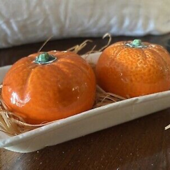 Vintage Pumpkin Salt & Pepper Shakers / Collection, Japan T26 - Picture 2 of 7